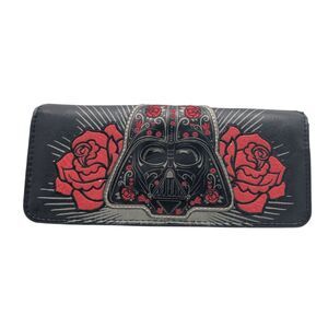 Rare Loungefly Star Wars Darth Vader Sugar Skull Roses Wallet